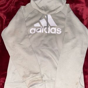 GREY ADIDAS HOODIE
